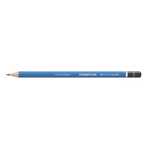 Grafitceruza, B, hatszögletű, STAEDTLER "Mars Lumograph"