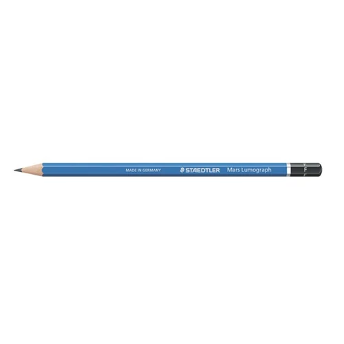 Grafitceruza, F, hatszögletű, STAEDTLER "Mars Lumograph"