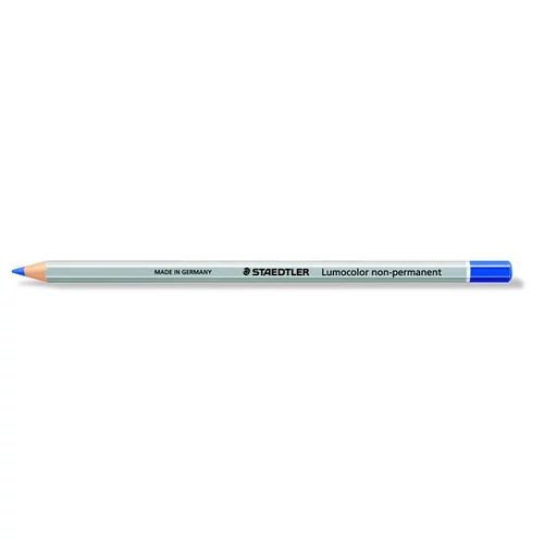 Színes ceruza, hatszögletű, mindenre író, lemosható, (omnichrom) STAEDTLER "Lumocolor", kék