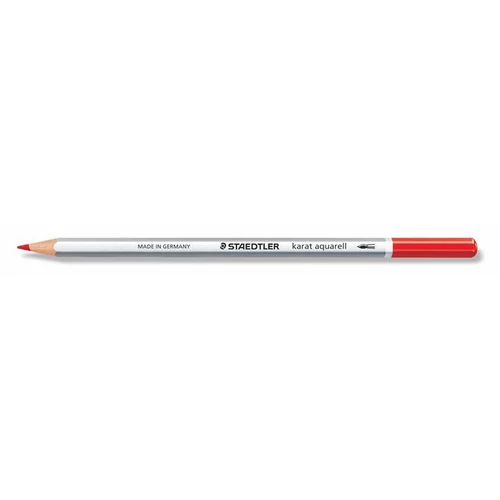 Akvarell ceruza, STAEDTLER "Karat", piros