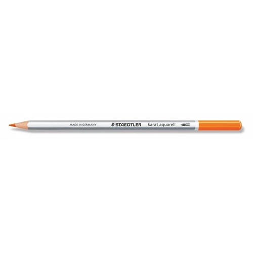Akvarell ceruza, STAEDTLER "Karat", narancs