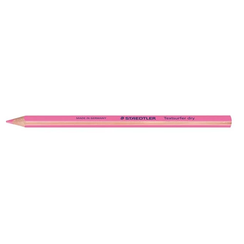 Szövegkiemelő ceruza, háromszögletű, STAEDTLER "Textsurfer Dry", neon rózsaszín