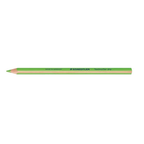 Szövegkiemelő ceruza, háromszögletű, STAEDTLER "Textsurfer Dry", neon zöld