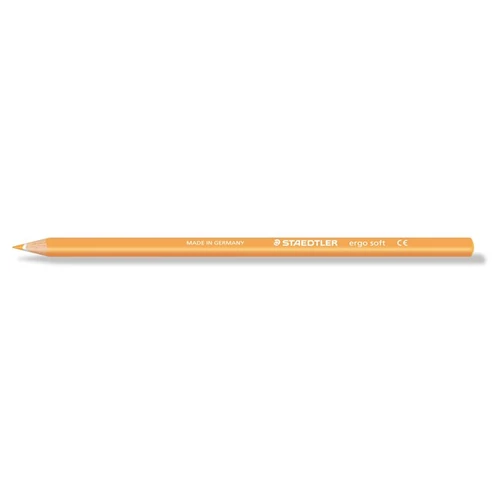 Színes ceruza, háromszögletű, STAEDTLER "Ergo Soft", okkersárga