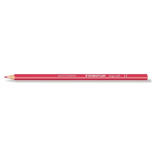 Színes ceruza, háromszögletű, STAEDTLER "Ergo Soft", bordó