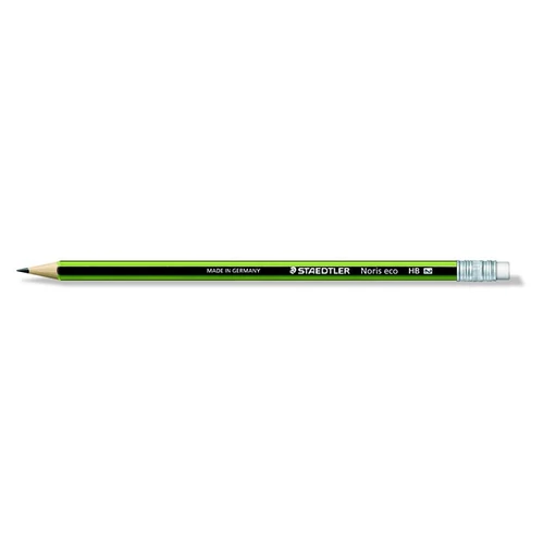 Grafitceruza radírral, HB, hatszögletű, STAEDTLER "Noris Eco"