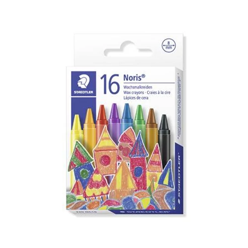 Zsírkréta, STAEDTLER "Noris Club", 16 különböző szín