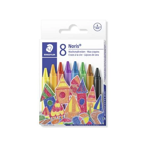 Zsírkréta, STAEDTLER "Noris Club", 8 különböző szín