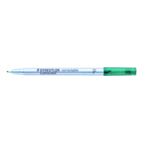 Alkoholmentes marker, OHP, 0,6 mm, STAEDTLER "Lumocolor 305 F", zöld