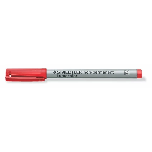 Alkoholmentes marker, OHP, 1 mm, STAEDTLER "Lumocolor 315 M", piros