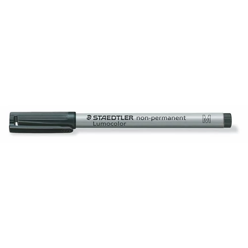 Alkoholmentes marker, OHP, 1 mm, STAEDTLER "Lumocolor 315 M", fekete