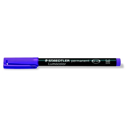 Alkoholos marker, OHP, 1 mm, STAEDTLER "Lumocolor 317 M", lila