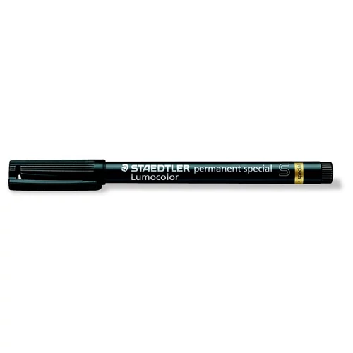 Alkoholos marker, 0,4 mm, S, STAEDTLER "Lumocolor Special", fekete