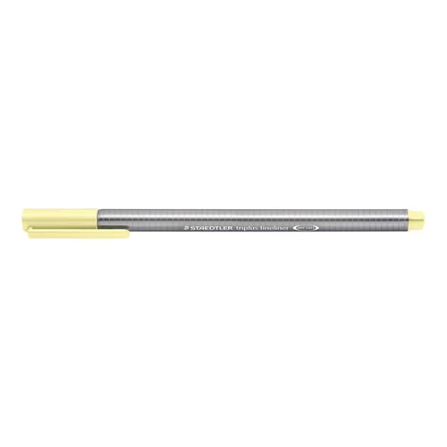 Tűfilc, 0,3 mm, STAEDTLER "Triplus",  vanília