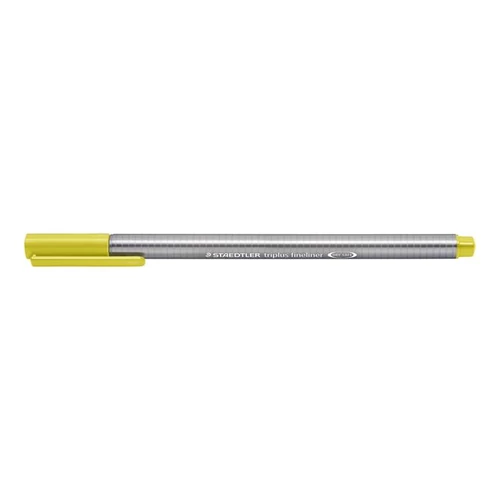 Tűfilc, 0,3 mm, STAEDTLER "Triplus",  mustár
