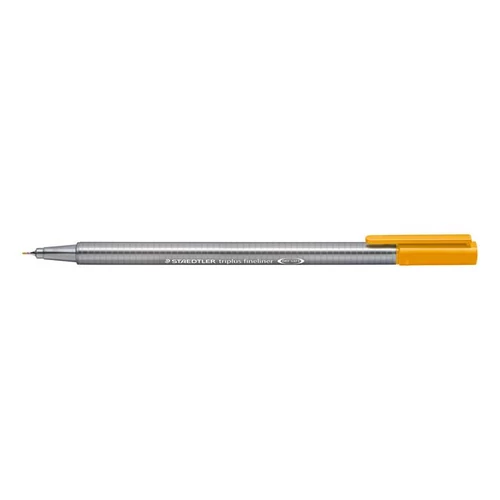 Tűfilc, 0,3 mm, STAEDTLER "Triplus", okker arany