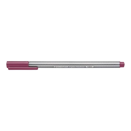 Tűfilc, 0,3 mm, STAEDTLER "Triplus",  antik rózsaszín