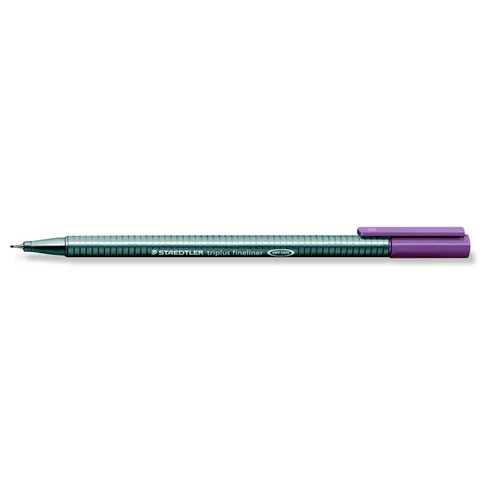 Tűfilc, 0,3 mm, STAEDTLER "Triplus", toszkán vörös