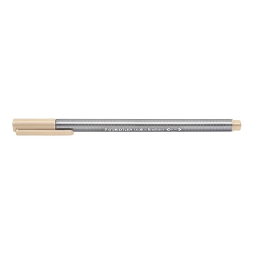 Tűfilc, 0,3 mm, STAEDTLER "Triplus",  homok
