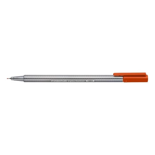 Tűfilc, 0,3 mm, STAEDTLER "Triplus", kalahári narancssárga