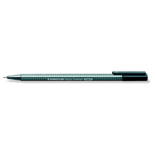 Tűfilc, 0,3 mm, STAEDTLER "Triplus", szürke