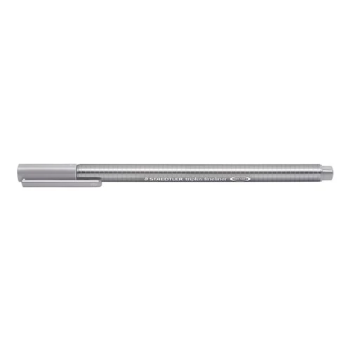 Tűfilc, 0,3 mm, STAEDTLER "Triplus", szikla szürke