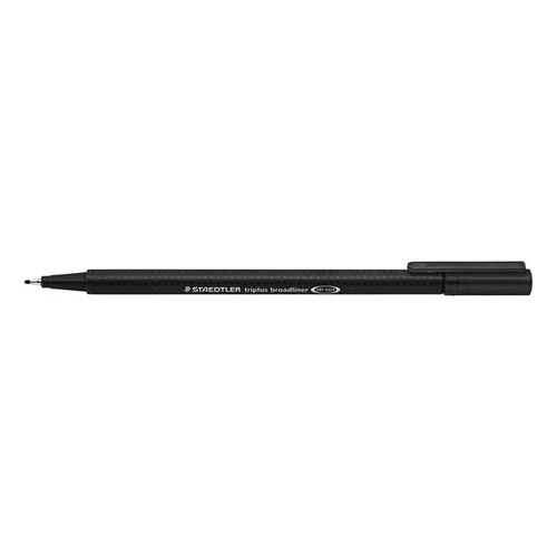 Tűfilc, 0,8 mm, STAEDTLER "Triplus", fekete