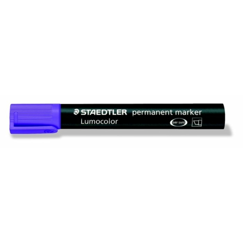 Alkoholos marker, 2-5 mm, vágott, STAEDTLER "Lumocolor 350", lila