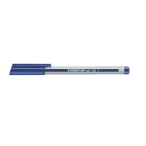 Golyóstoll, 0,3 mm, kupakos, STAEDTLER "Ball", kék