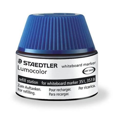 Utántöltő táblamarkerhez, STAEDTLER "Lumocolor", kék