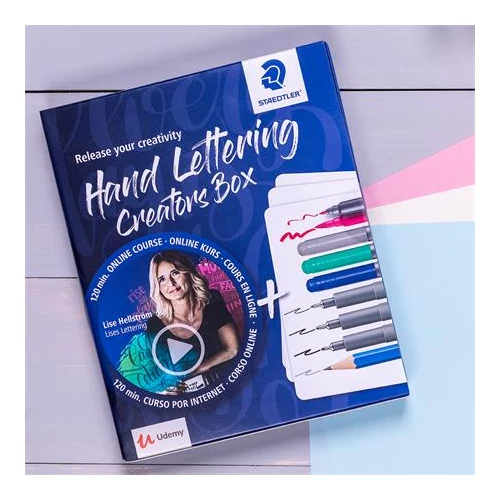 Kalligráfia készlet online kurzussal, STAEDTLER "Hand lettering"