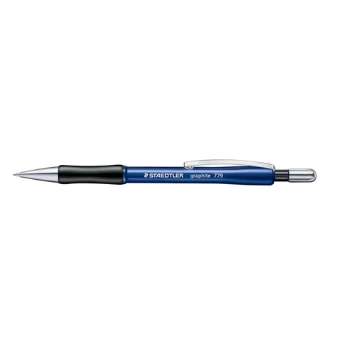 Nyomósirón, 0,5 mm, STAEDTLER "Graphite 779", kék