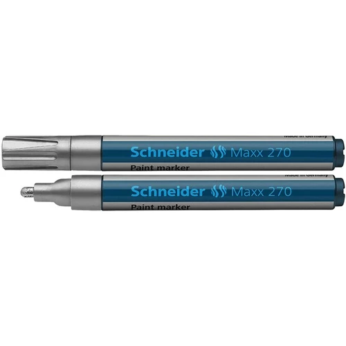 Lakkmarker, 1-3 mm, SCHNEIDER "Maxx 270", ezüst