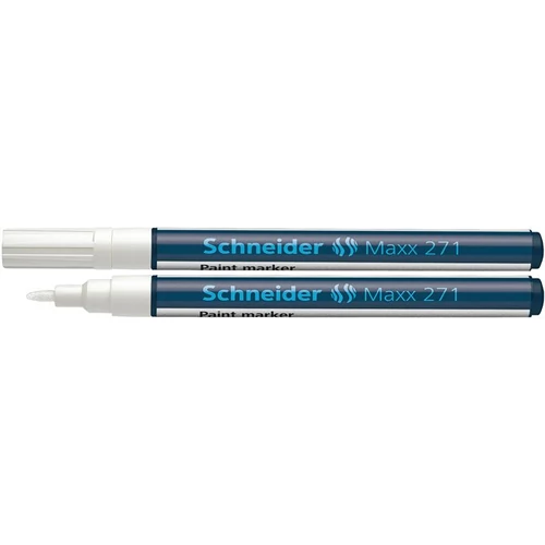 Lakkmarker, 1-2 mm, SCHNEIDER "Maxx 271", fehér