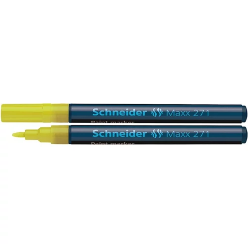 Lakkmarker, 1-2 mm, SCHNEIDER "Maxx 271", sárga