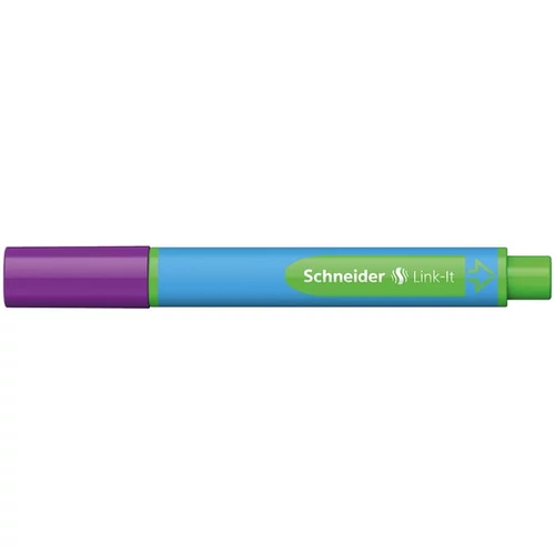 Golyóstoll, 0,7 mm, SCHNEIDER "Link-it", összeilleszthető, lila