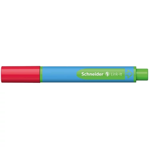Golyóstoll, 0,7 mm, SCHNEIDER "Link-it", összeilleszthető, piros