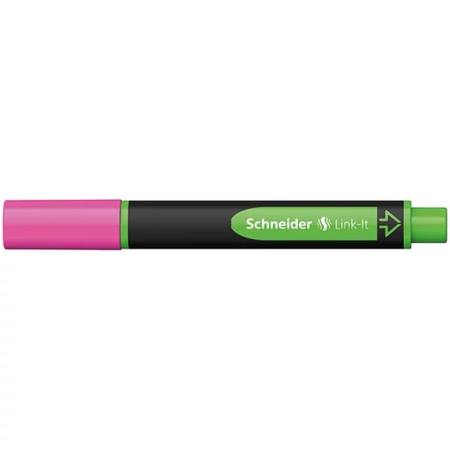 Szövegkiemelő, 1-4 mm, SCHNEIDER "Link-it", összeilleszthető, rózsaszín
