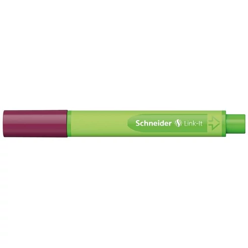 Tűfilc, 0,4 mm, SCHNEIDER "Link-it", összeilleszthető, barna