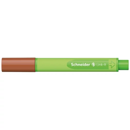 Tűfilc, 0,4 mm, SCHNEIDER "Link-it", összeilleszthető, mahagóni