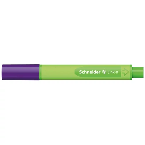 Tűfilc, 0,4 mm, SCHNEIDER "Link-it", összeilleszthető, padlizsán