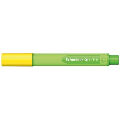 Tűfilc, 0,4 mm, SCHNEIDER "Link-it", összeilleszthető, sárga