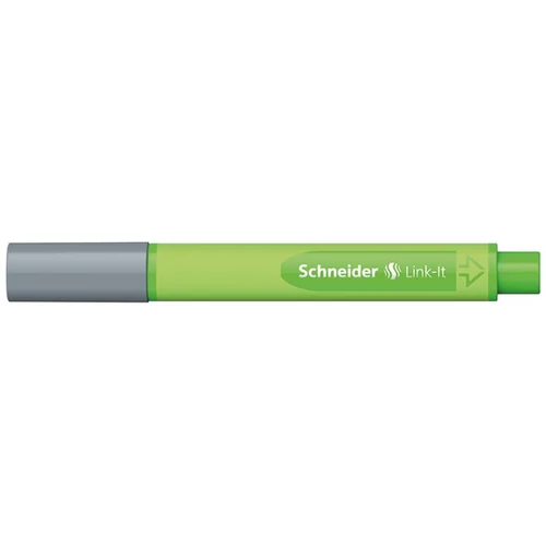 Tűfilc, 0,4 mm, SCHNEIDER "Link-it", összeilleszthető, ezüstszürke