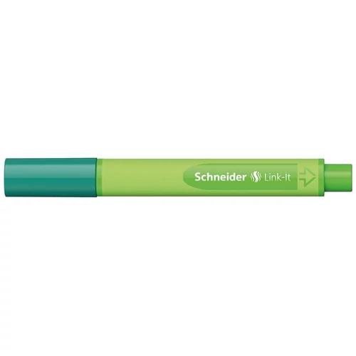 Tűfilc, 0,4 mm, SCHNEIDER "Link-it", összeilleszthető, sötétzöld