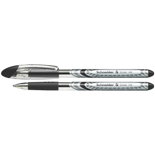 Golyóstoll, 0,7 mm, kupakos, SCHNEIDER "Slider Basic XB", fekete