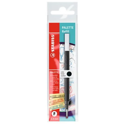 Zseléstollbetét, 0,4 mm, STABILO "Palette", fekete