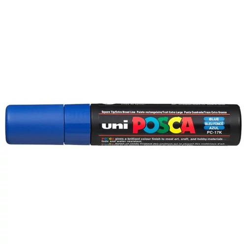 Dekormarker, 10-15 mm, UNI "Posca PC-17K", kék