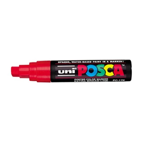 Dekormarker, 10-15 mm, UNI "Posca PC-17K", piros