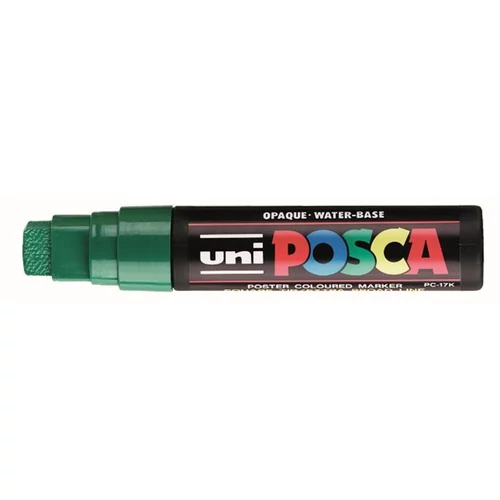 Dekormarker, 10-15 mm, UNI "Posca PC-17K", zöld