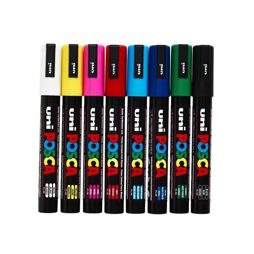 Dekormarker, 0,9-1,3 mm, UNI "Posca PC-3M", lila